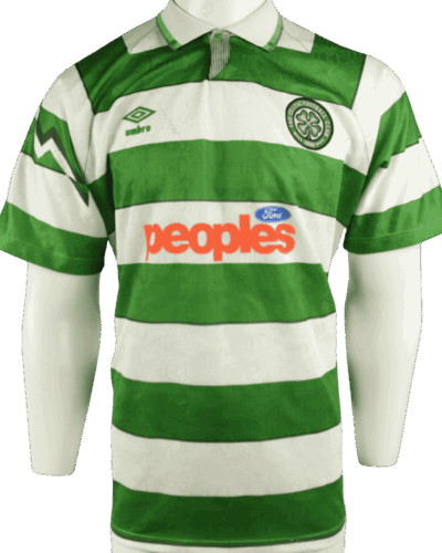 Celtic hjemmebanetrøje 1991-1992 størrelse - XL