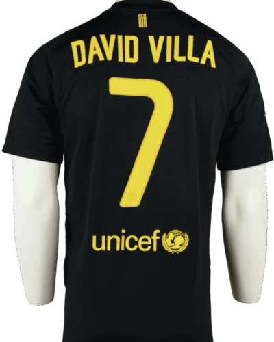 FC Barcelona uitshirt 2011-2012 David Villa maat - L