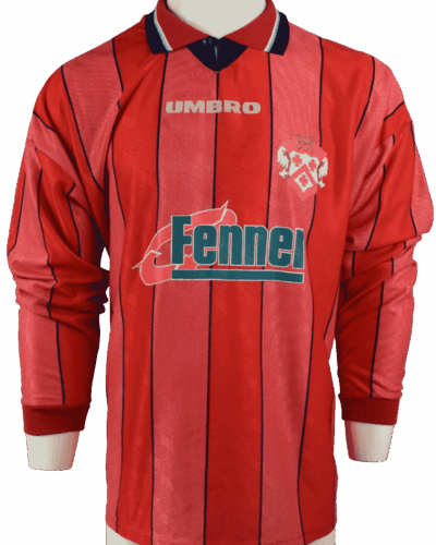 Kettering Town Heimtrikot 1995-1996 Nr. 9 Größe XL