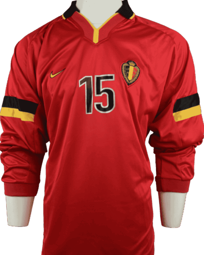 Belgien Heimtrikot 1999-2000 Rückennummer 15 Größe - XL