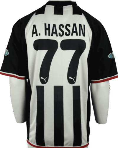 Beşiktaş uitshirt 2002-2004 Ahmed Hassan maat - L