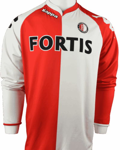 Feyenoord Europees thuisshirt (lange mouw) 2007-2008 maat - XXXL