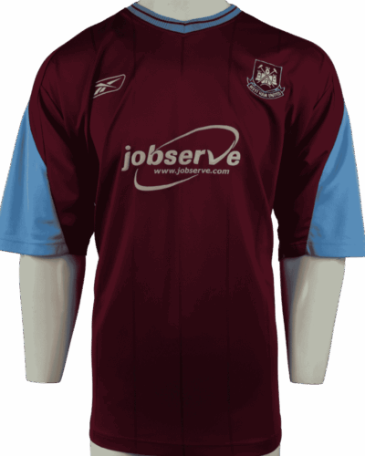 West Ham United thuisshirt 2003-2005 maat - XXL