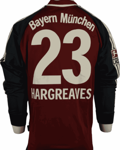 Bayern München (match worn) home shirt 2002-2003 Owen Hargreaves size - XL