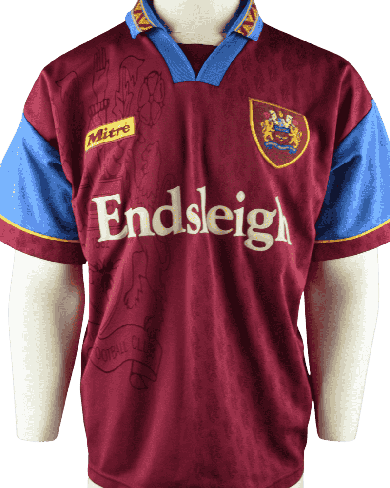 Burnley thuisshirt 1995-1996 maat - XL