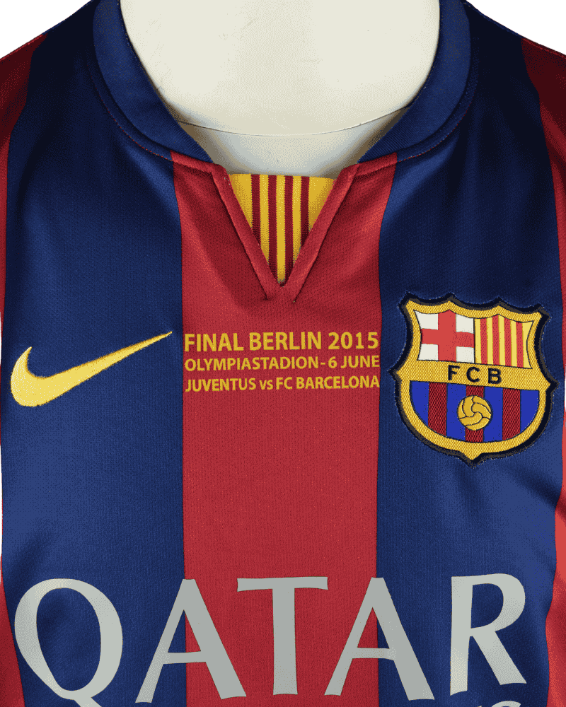 Camiseta local del Barcelona Final de Champions 2015 firmada por
