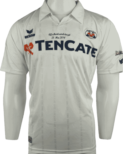 Heracles Almelo (wedstrijd gedragen) Uitshirt 2013-2014 Jens Jurn Streutker maat - L