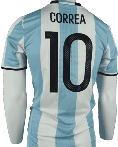 Argentinië (wedstrijd gedragen) thuisshirt Olympische Spelen 2016 Ángel Correa maat - M