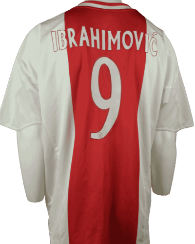 Ajax thuisshirt 2004-2005 Zlatan Ibrahimović maat - 2XL