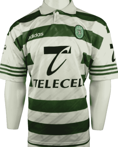 Sporting Lissabon (Matchworn) Heimtrikot 1996-1997 Pedro Martins Größe - XL
