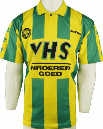 Ado Den Haag (wedstrijd gedragen) thuisshirt 1997-1998 Dirk Heesen maat - XL