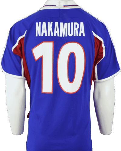 Yokohama Marinos thuisshirt 2001-2002 Shunsuke Nakamura maat - L