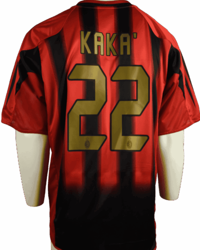 AC Milan thuisshirt 2004-2005 Kaká maat - XL