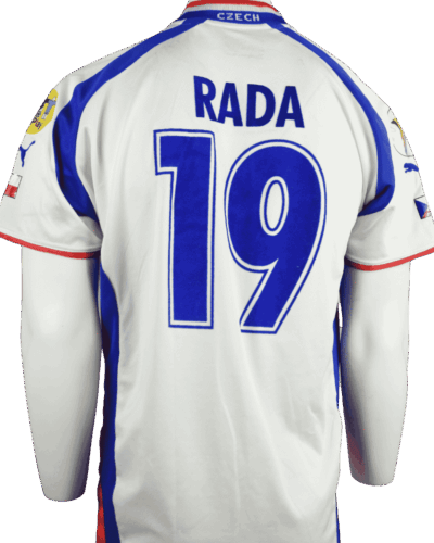 Tsjechië (wedstrijd gedragen) uitshirt EK 2000 Karel Rada maat - L