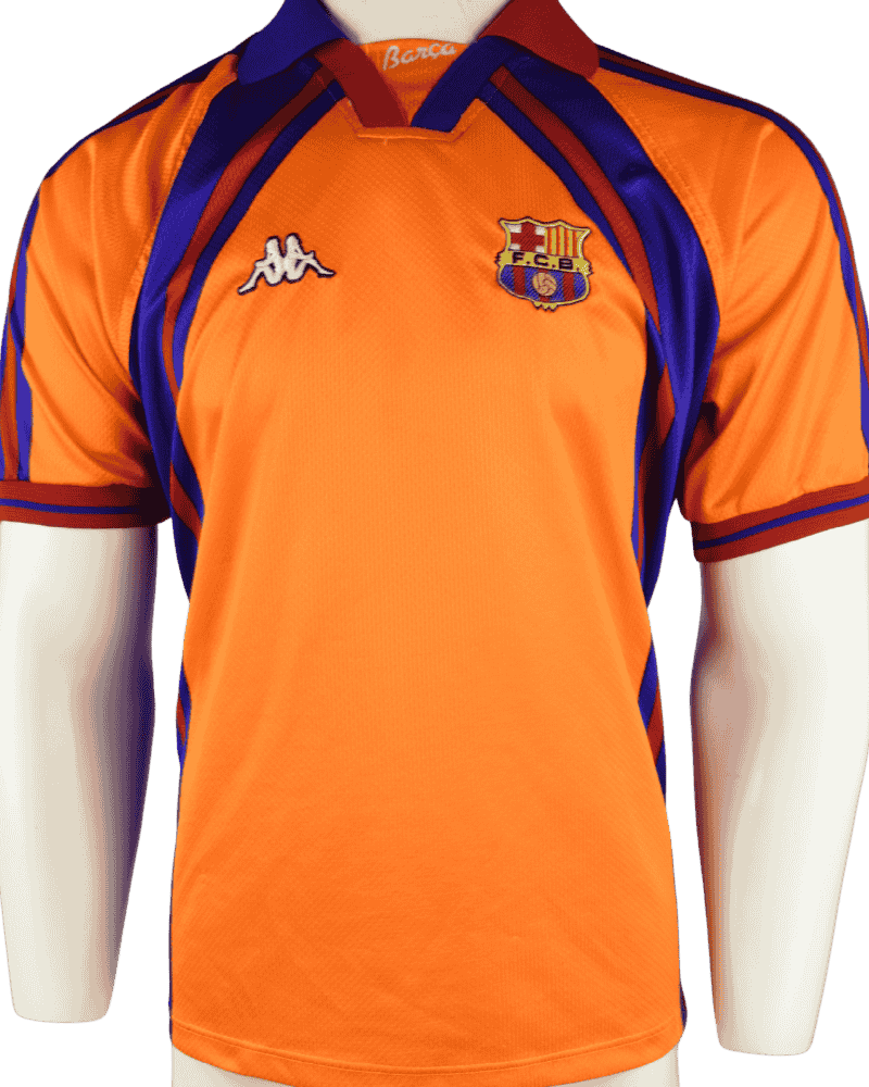 941-Spnaje-Barcelona-Europees-uitshirt-1997-1998-maatM-voor