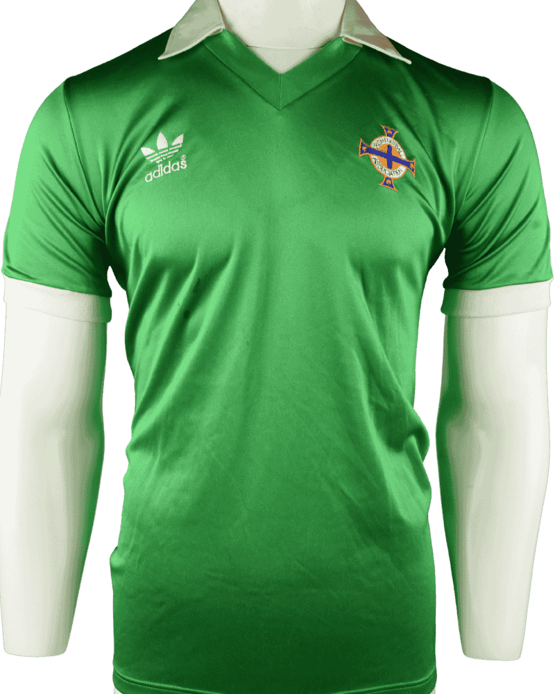 Noord Ierland (wedstrijd gedragen) thuisshirt 1979-1980 Sammy Nelson maat - M