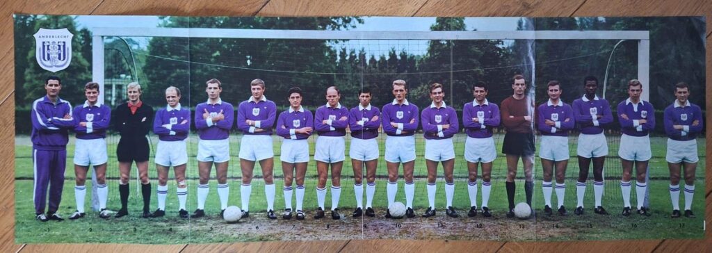 Póster RSC Anderlecht - años 60