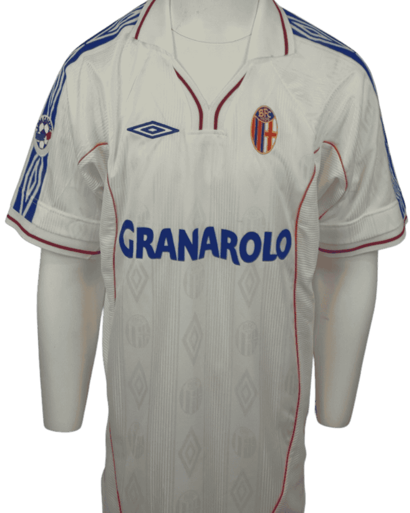 Bologna (wedstrijd gedragen) Uitshirt 2000-2001 Renato Olive maat - XL