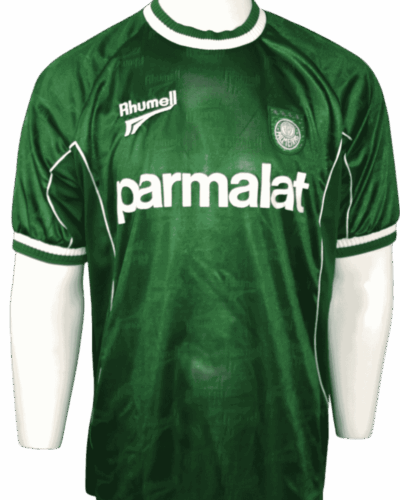 Palmeiras thuisshirt 2000-2001 Tiago Silva maat - L