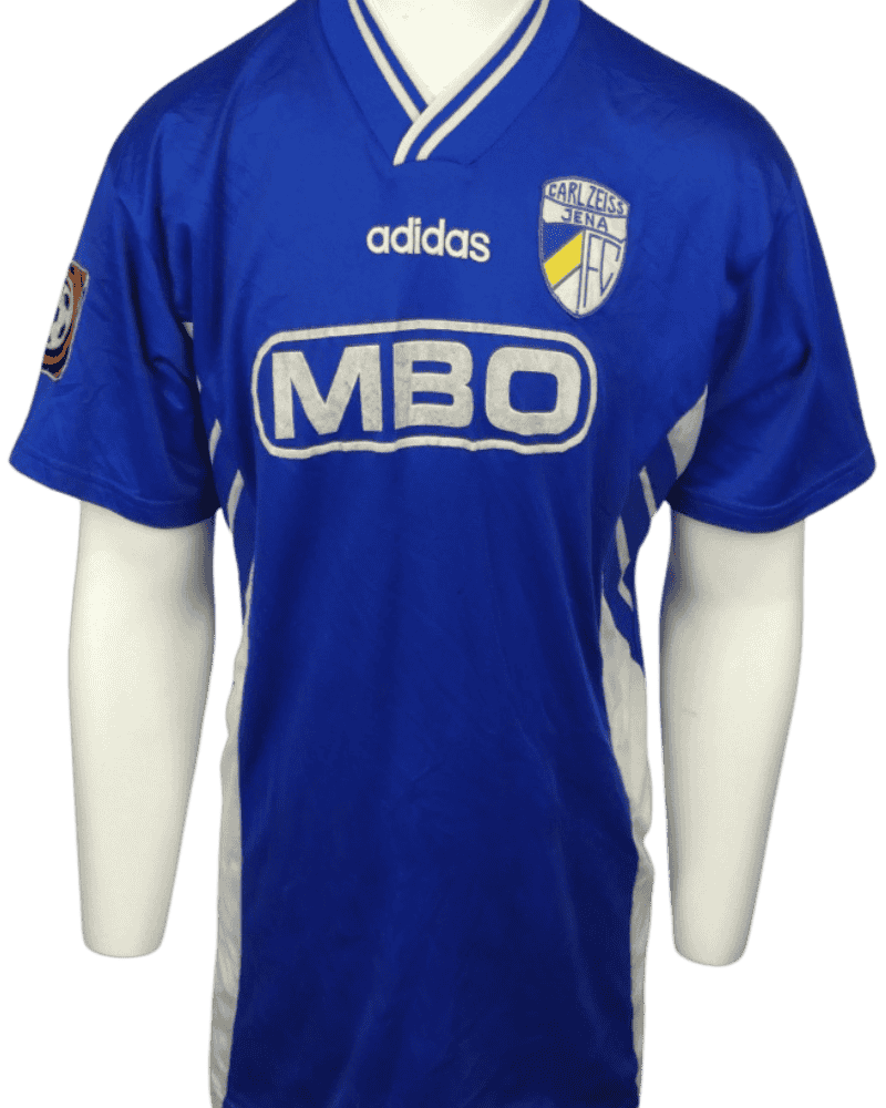 Carl Zeiss Jena (wedstrijd gedragen) thuisshirt 1996-1997 NR 7 maat - L