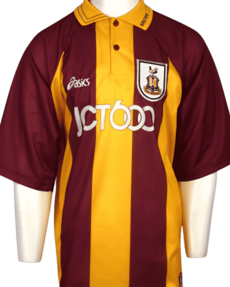 Bradford City thuisshirt 2000-2001 maat - XL
