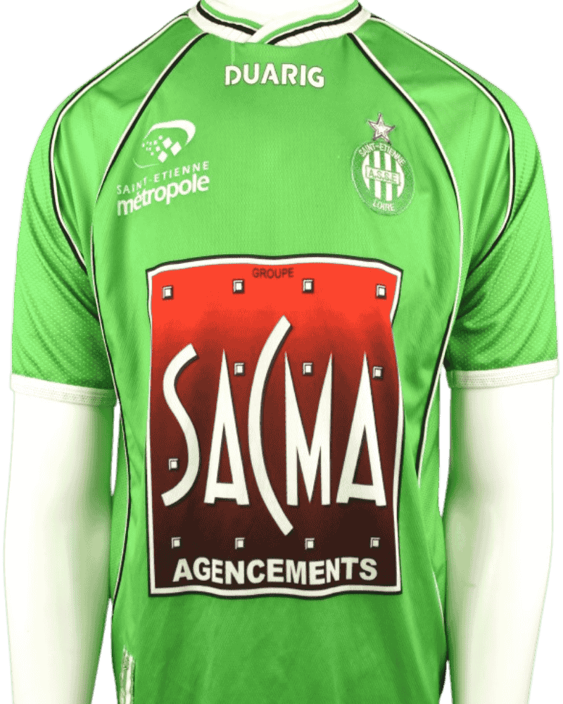 Saint-Étienne Thuisshirt 2003-2004 Nicolas Marin maat - M