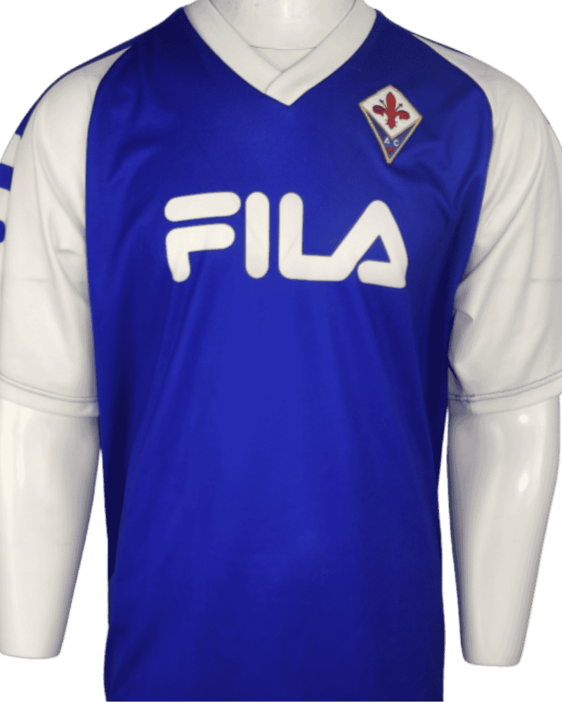 Italie-Fiorentina-Trainingsshirt-Fila-Jaren-90-maatXL-voor