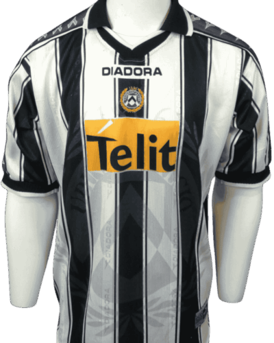 Udinese (wedstrijd gedragen) Thuisshirt 2000-2001 Johan Walem  maat - XL