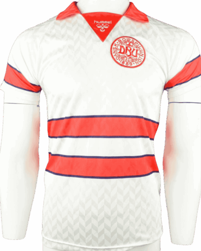 Denemarken uitshirt 1988-1990 Per Frimann maat - M