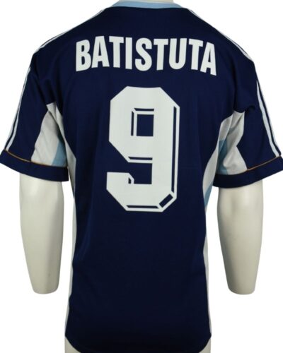 Argentinië uitshirt WK 1998 Gabriel Batistuta Maat - L