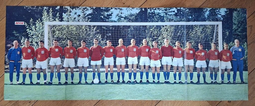Revu Poster Nederlands Elftal - 1965