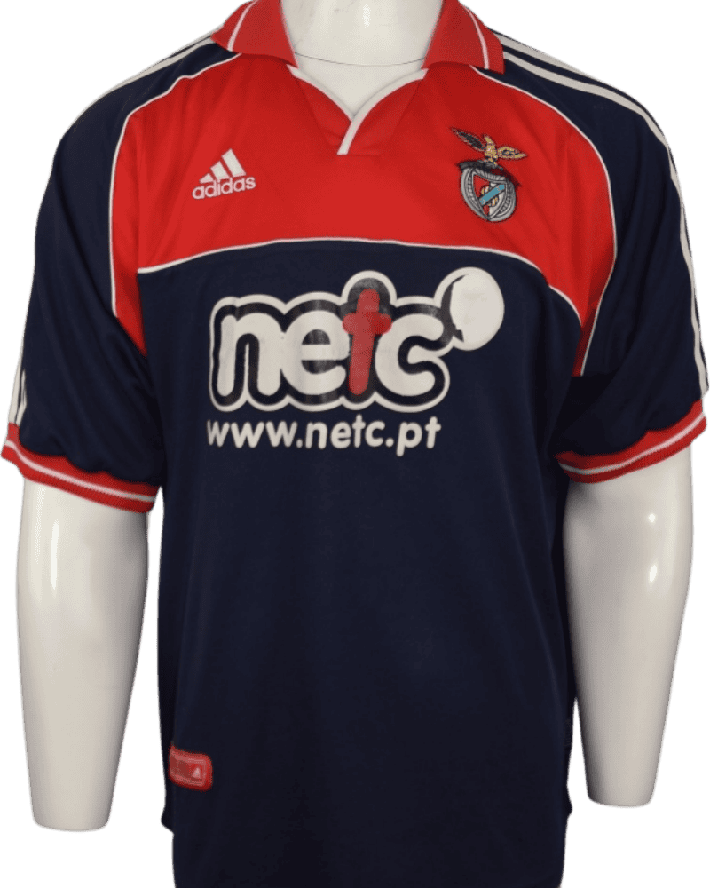Portugal-Benfica-Uitshirt-Netc-2000-2001-maatL-voor