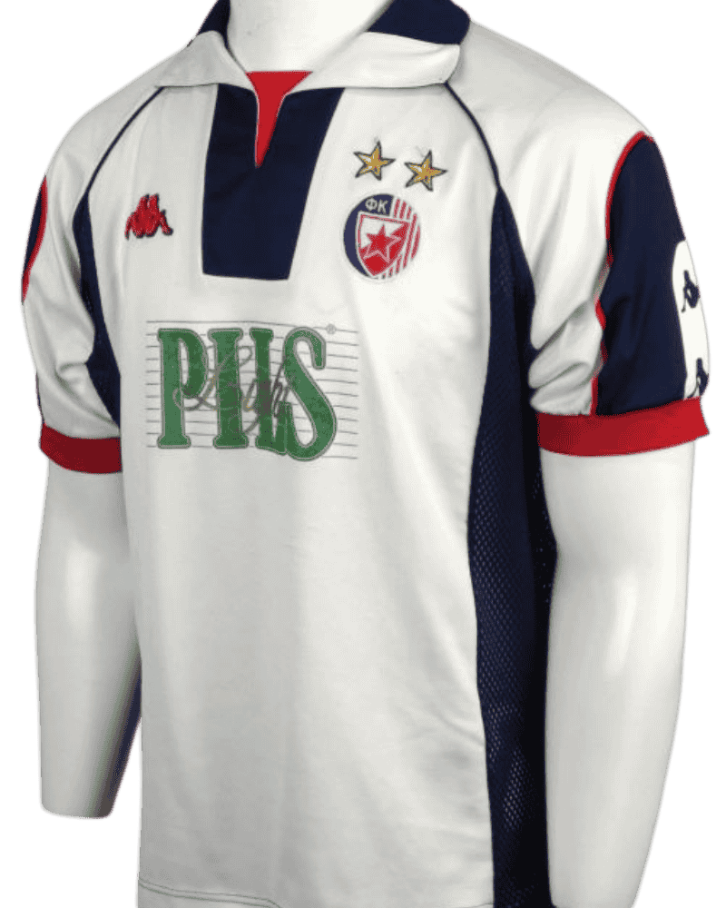 Rode-Ster-Belgrado-Uitshirt-1998-2000-Maat-M-zij