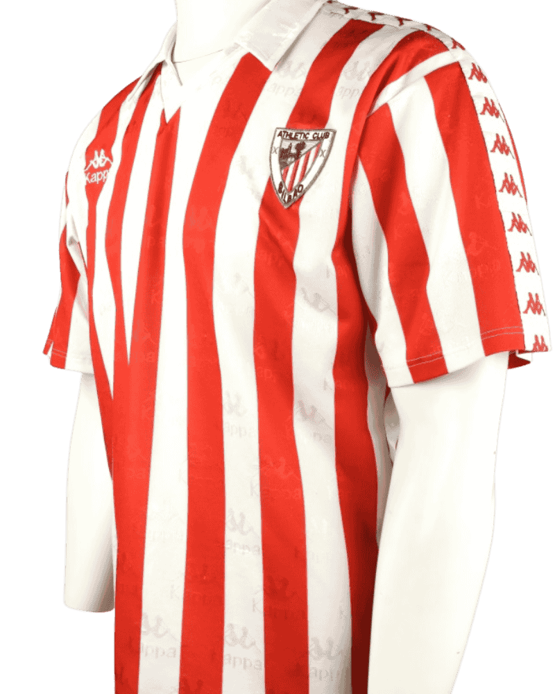 Spanje-Athletic-Bilbao-Thuisshirt-1991-1993-maatL-zij