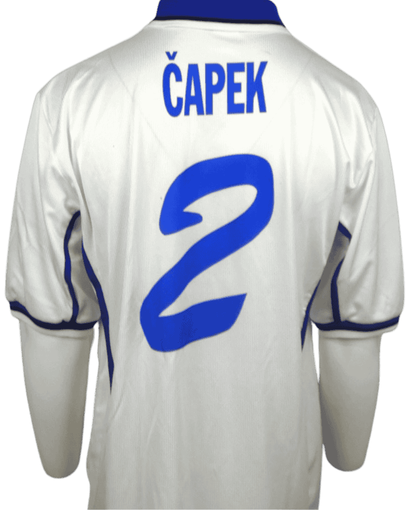 Tsjechie-FC-Slovan-Liberec-Europees-Thuisshirt-Preciosa-2001-2002-maatXL-achter