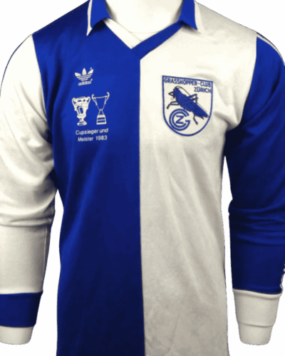 Grasshopper Club Zürich (Cupsieger und Meister) thuisshirt 1983 maat - L