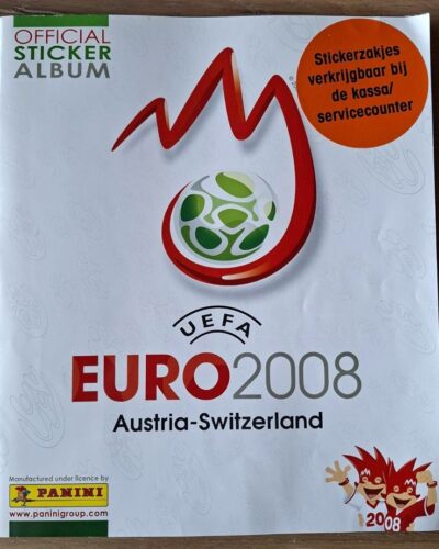 Panini Euro 2008 - Complete Sticker Album (Very Good Condition)